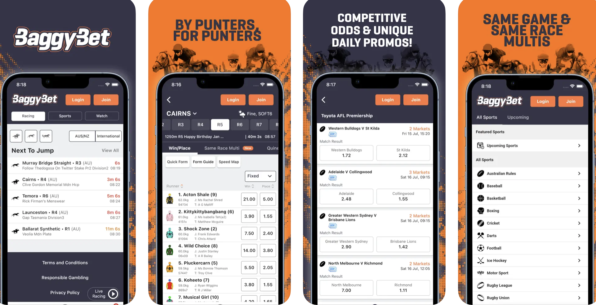 BaggyBet Mobile App